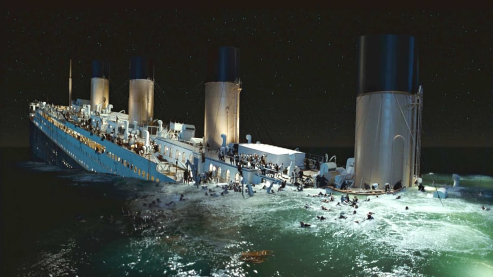 Fotka z filmu Titanic
